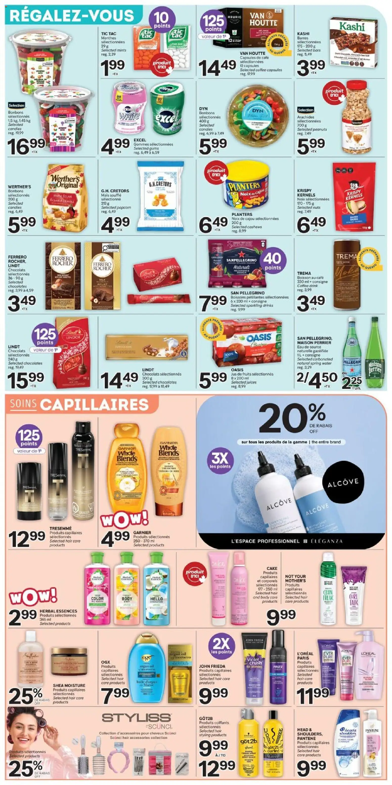 Brunet flyer valid from Jul 9, 2026 | Page: 6 | Products: Candies, Nuts, Coffee