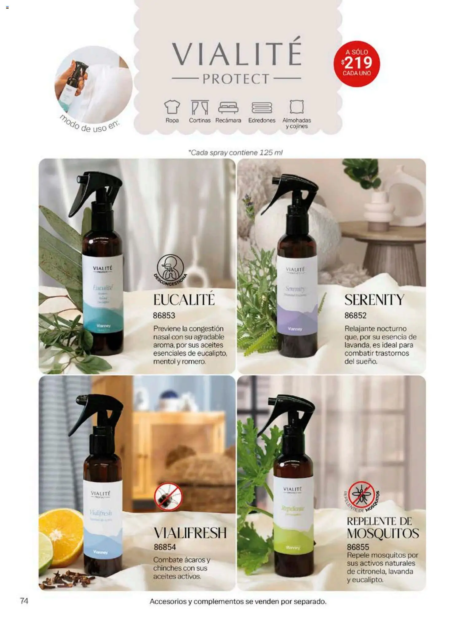 Nuevas ofertas de Vianney válidas en toda la República Mexicana desde el 17/08/2026. ¡Encuentra las mejores ofertas en Vianney catálogo Bebé! | Página: 76 | Productos: Repelente, Ropa, Cortinas