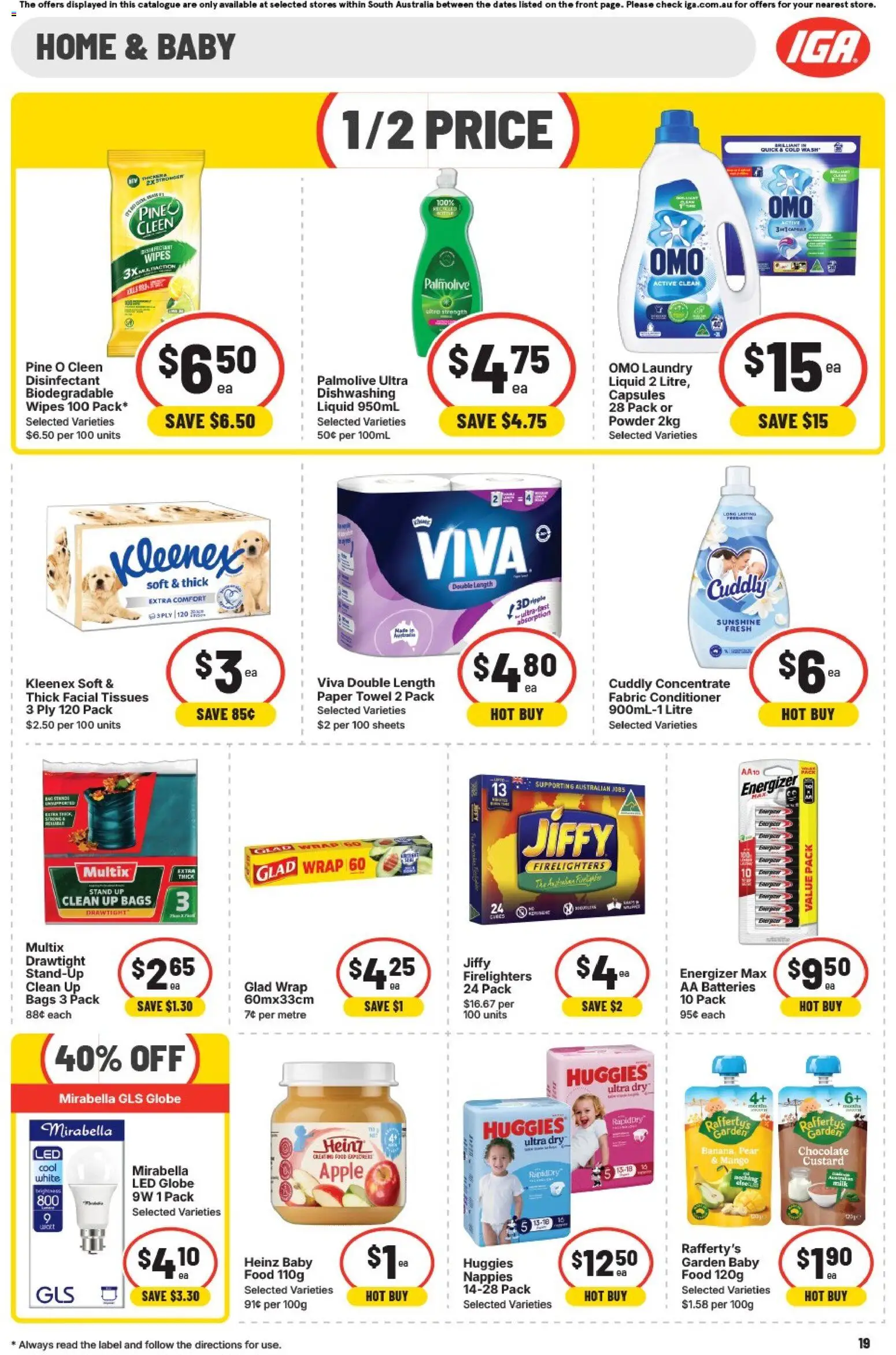 IGA catalogue - valid from 22/07/2026 | Page: 15 | Products: Powder, Pear, Laundry, Tissues