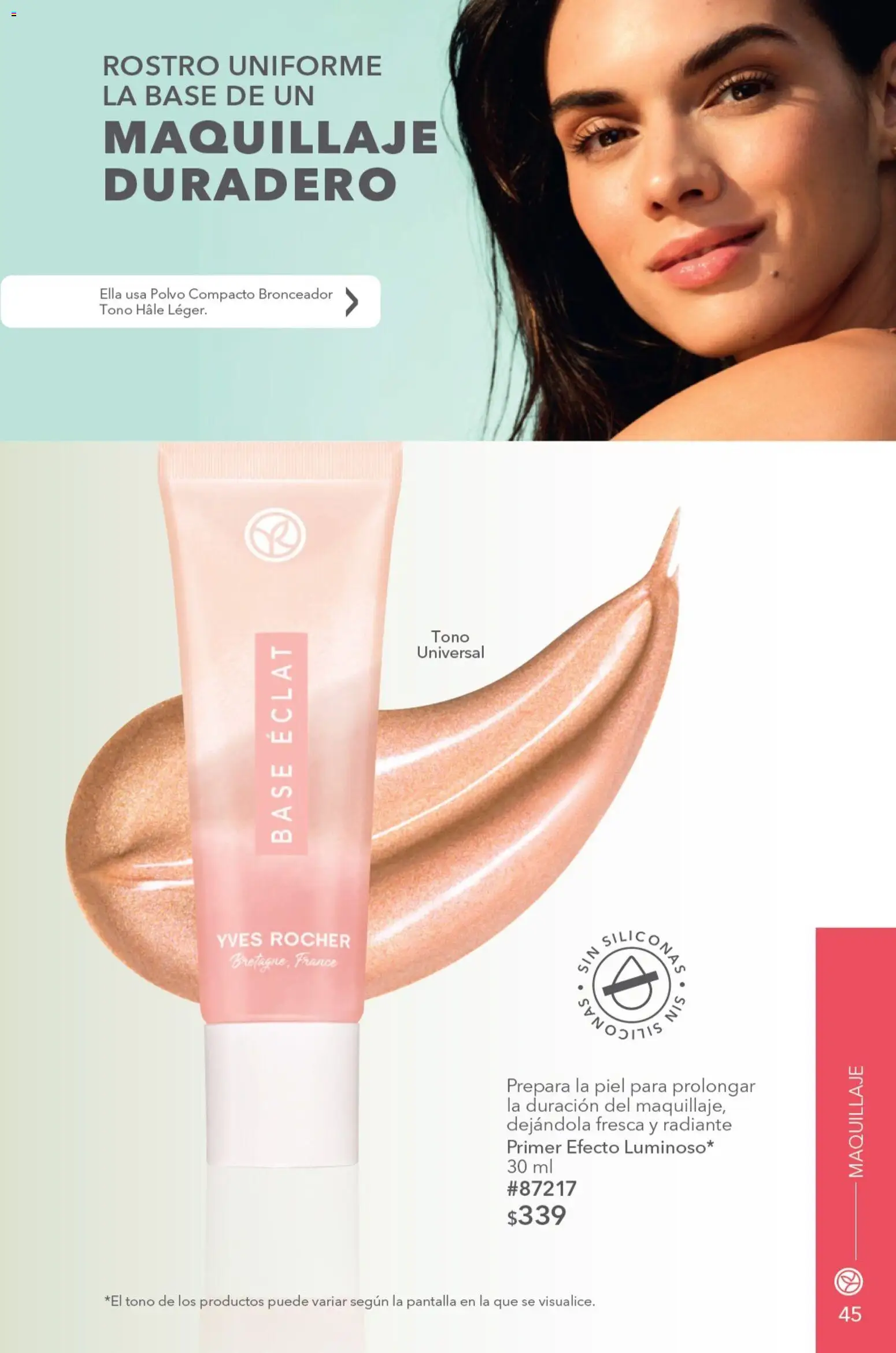 Nuevas ofertas de Yves Rocher válidas en toda la República Mexicana desde el 04/08/2026. ¡Encuentra las mejores ofertas en Yves Rocher campaña 11 2026! | Página: 47 | Productos: Radiante, Maquillaje, Polvo, Bronceador