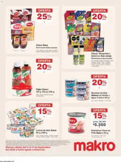 Makro catálogo -  Vista previa de la revista de la tienda Makro valido desde el 11/09/2026 | Página: 5 | Productos: Pollo, Atún, Mostaza, Aceite