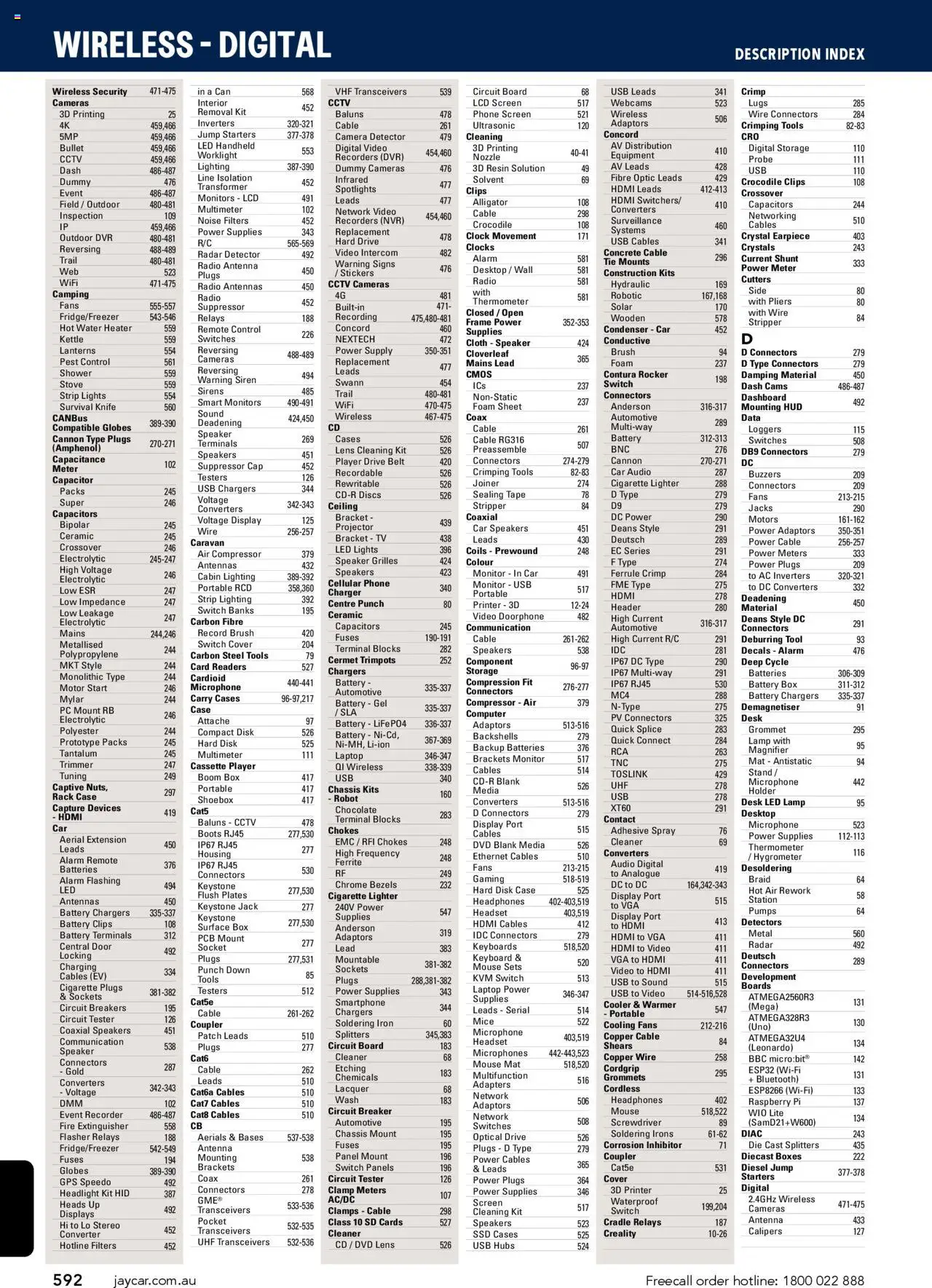 Jaycar catalogue - valid from 09/07/2025 | Page: 592 | Products: Socket, Battery, Chocolate, Tools