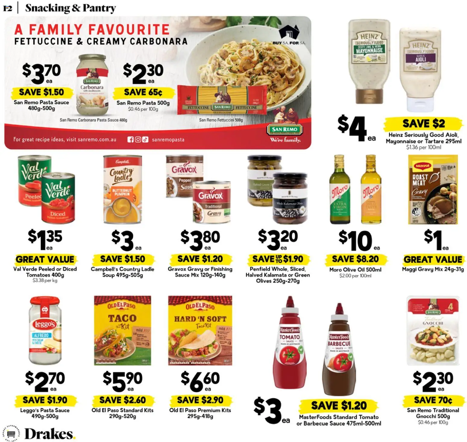 Drakes catalogue - valid from 10.06.2026 | Page: 12 | Products: Kits, Tomatoes, Sauce, Pumpkin