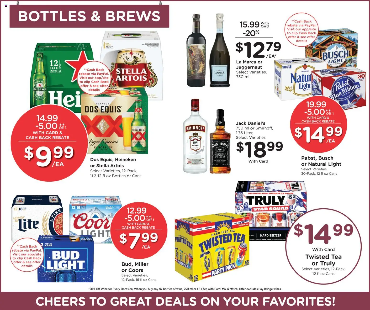 Smith's Weekly Ad - valid from 15.04.2026 | Page: 11 | Products: Clip, Wine, Vodka, Whiskey
