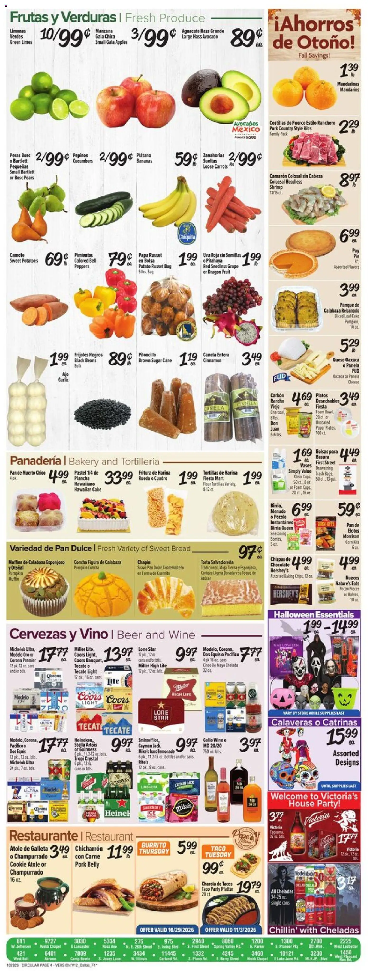 Fiesta Mart Weekly Ad - valid from 10/28/2026 | Page: 4