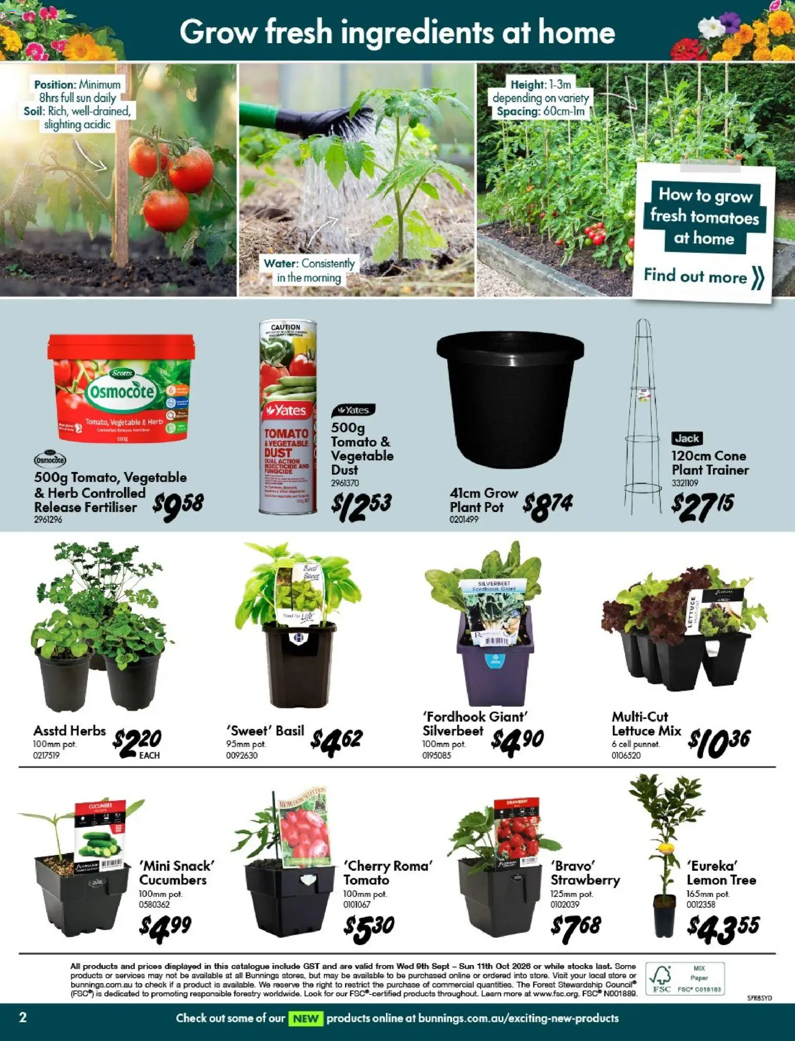 Bunnings Warehouse catalogue - valid from 09/09/2026 | Page: 2