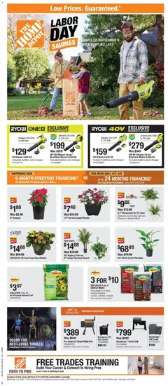 Preview of Home Depot weekly ads valid from 08/27/2026