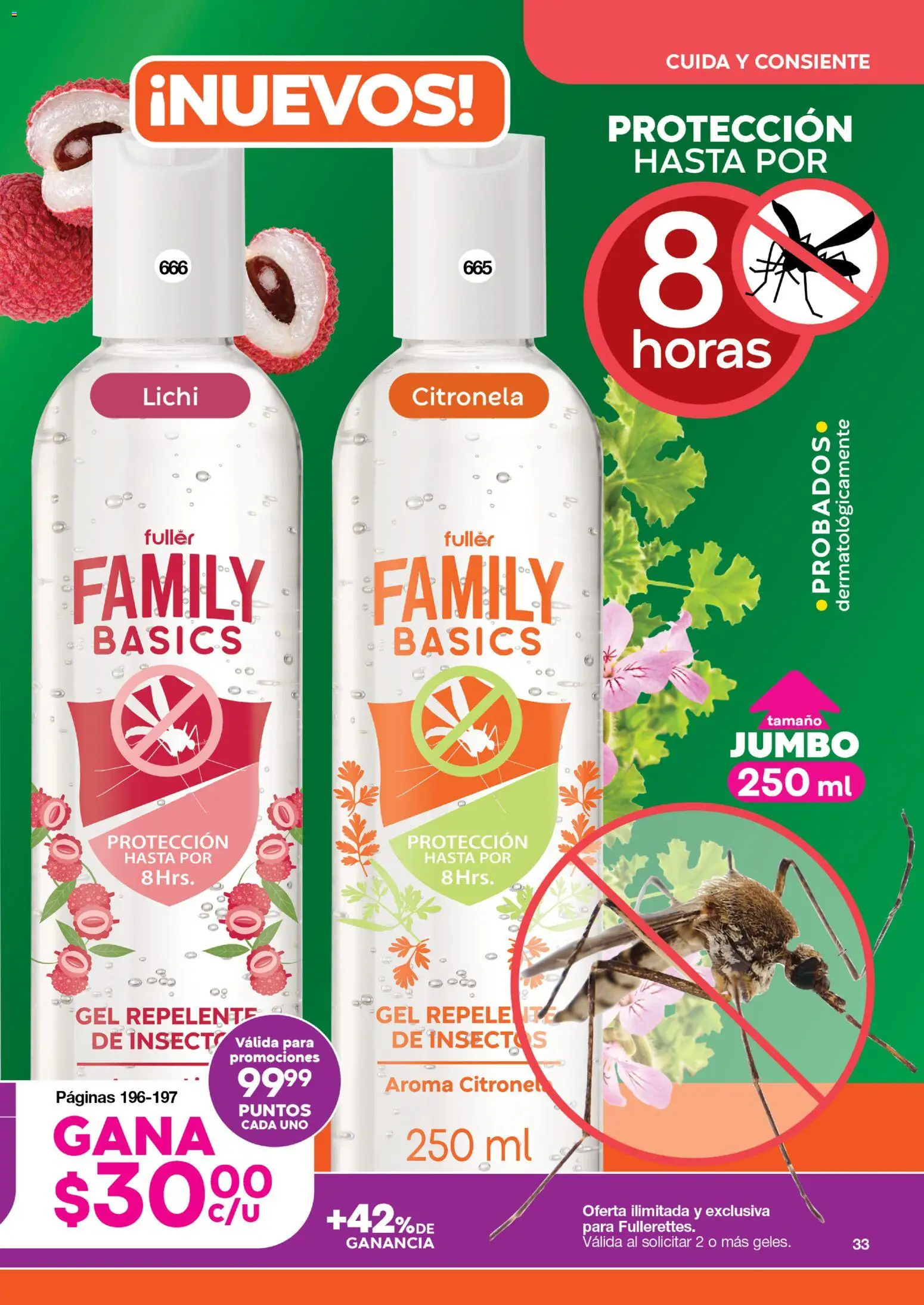 Nuevas ofertas de Fuller válidas en toda la República Mexicana desde el 24/06/2026. ¡Encuentra las mejores ofertas en Fuller Gana Mas 6 2026! | Página: 33 | Productos: Repelente