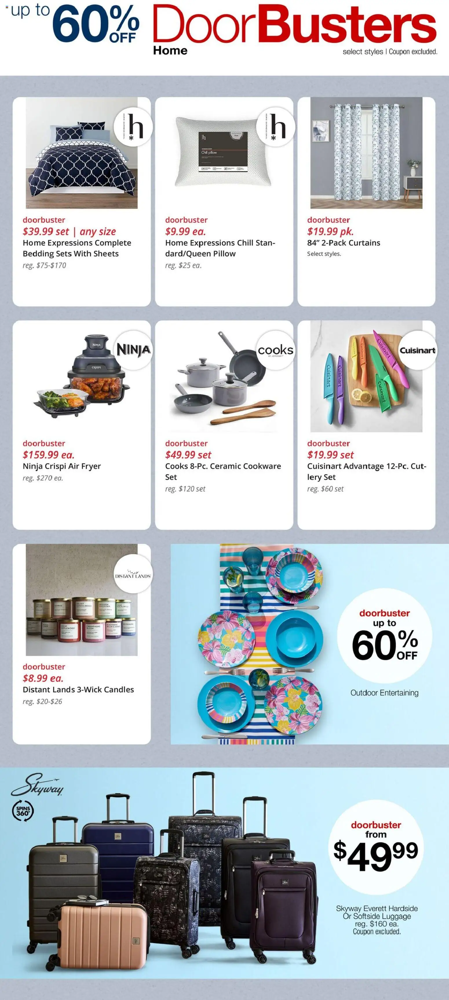 JCPenney Weekly Ad - valid from 20.05.2026 | Page: 3 | Products: Fryer, Pillow, Plum