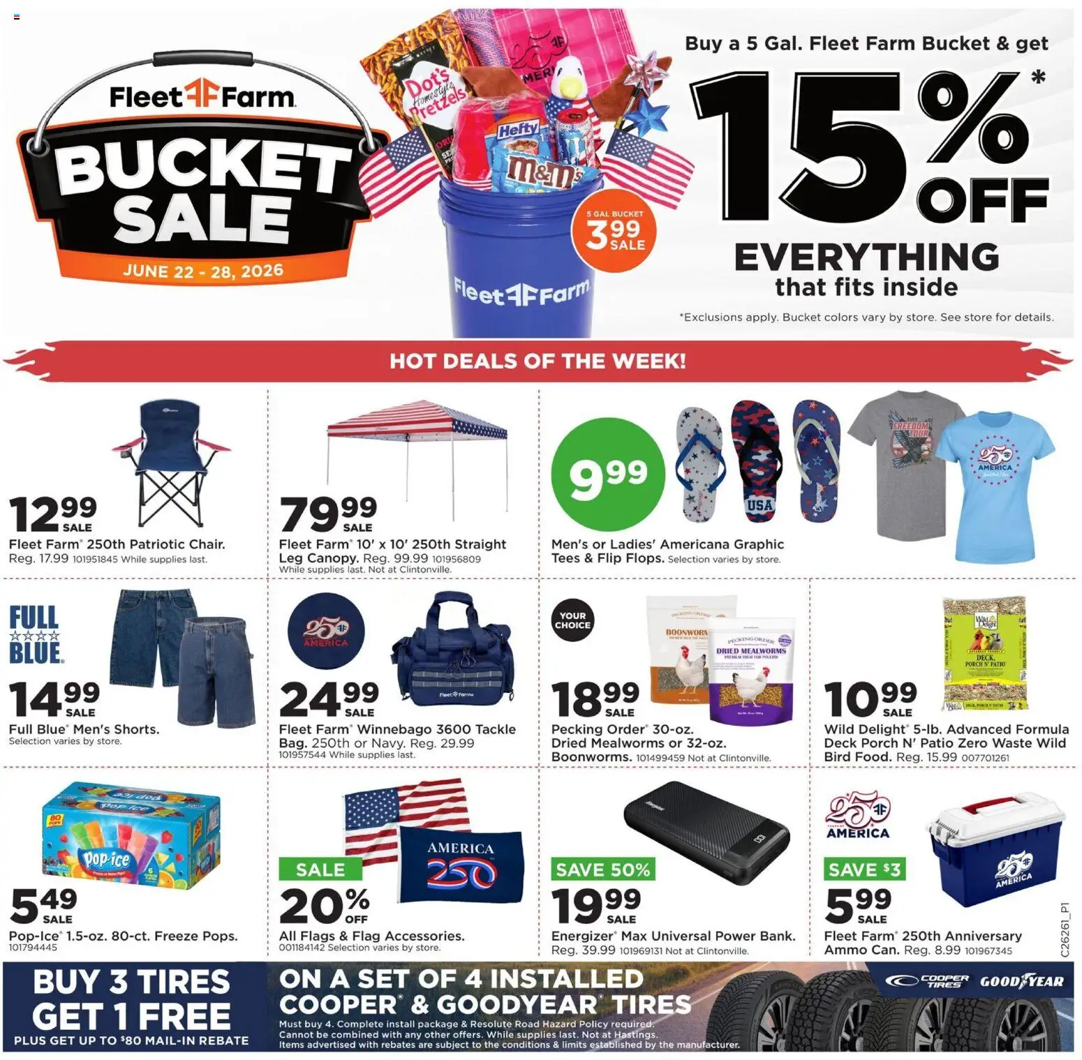 Mills Fleet Farm Weekly Ad - valid from 22.06.2026 | Page: 1