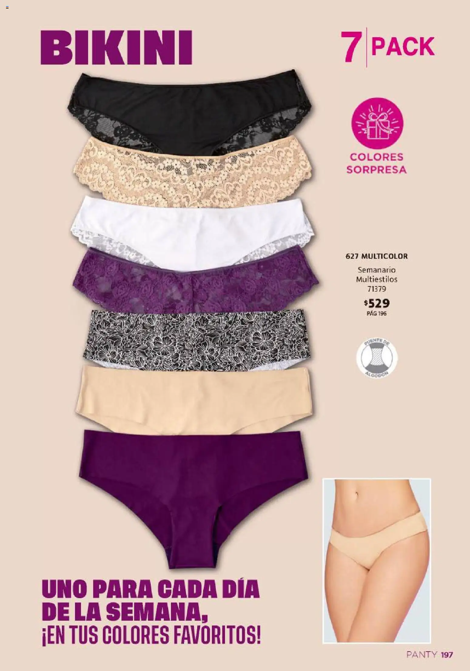 Nuevas ofertas de Ilusión válidas en toda la República Mexicana desde el 01/08/2026. ¡Encuentra las mejores ofertas en Ilusión catálogo Otoño! | Página: 199 | Productos: Bikini