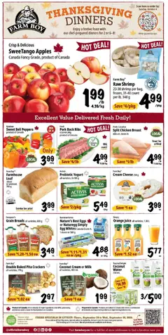 Preview of Farm Boy weekly flyer / circulaire from shop Farm Boy valid from Sep 24, 2026