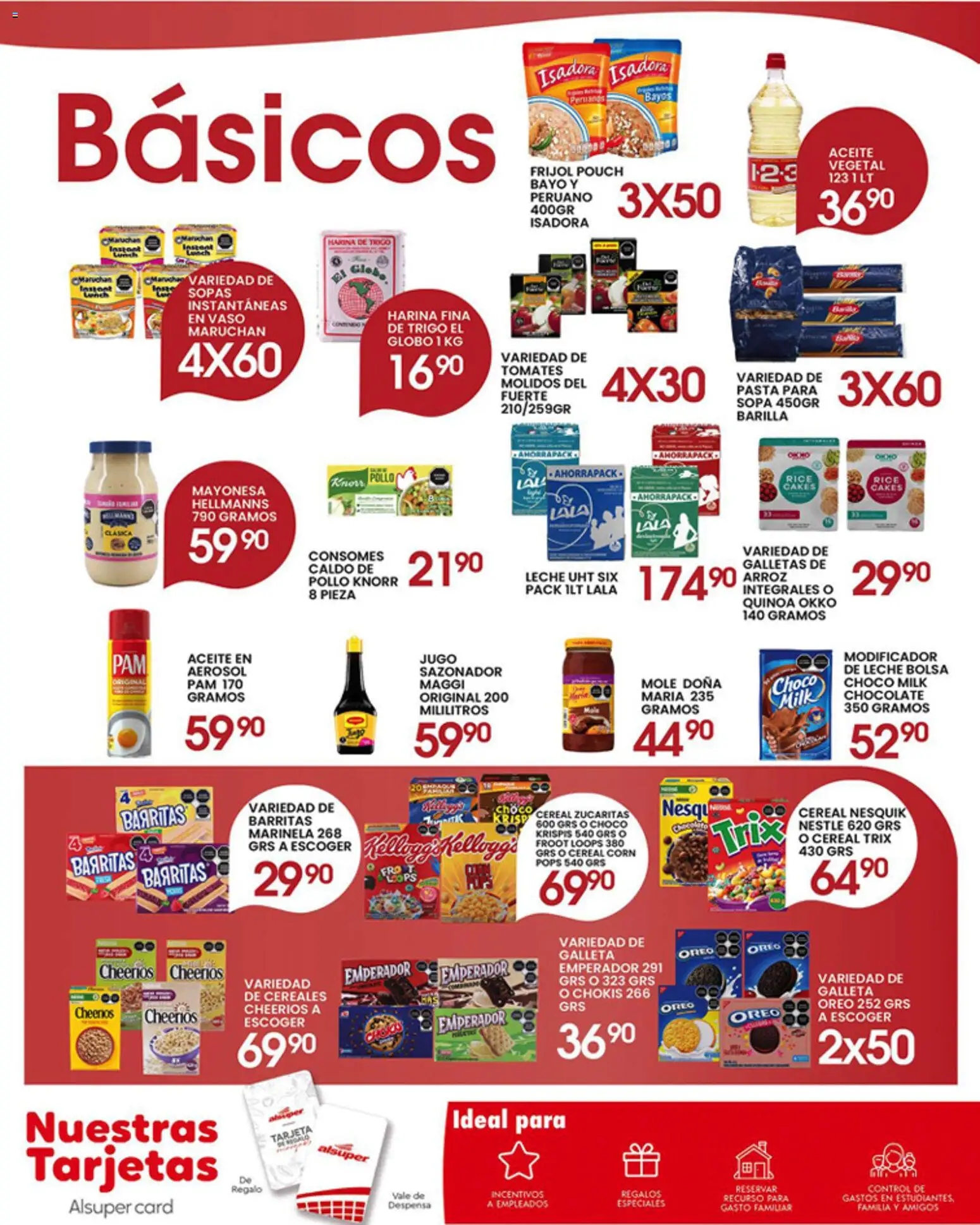 Nuevas ofertas de Alsuper válidas en toda la República Mexicana desde el 17.04.2026. ¡Encuentra las mejores ofertas en Alsuper folleto! | Página: 6 | Productos: Mayonesa, Sopa, Bolsa, Jugo