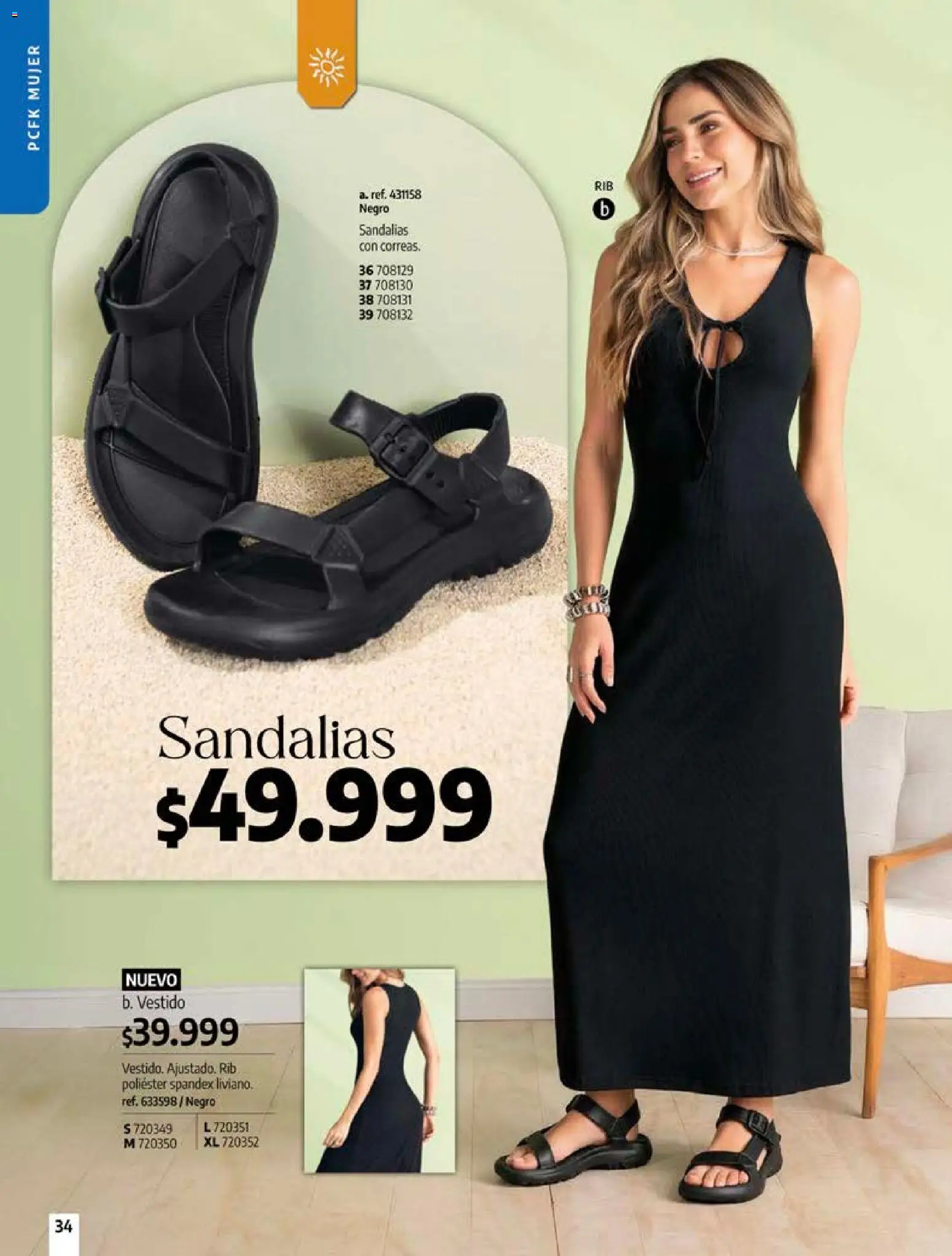 Pacifika revista - valida desde el 03.06.2026 | Página: 35 | Productos: Sandalias, Vestido