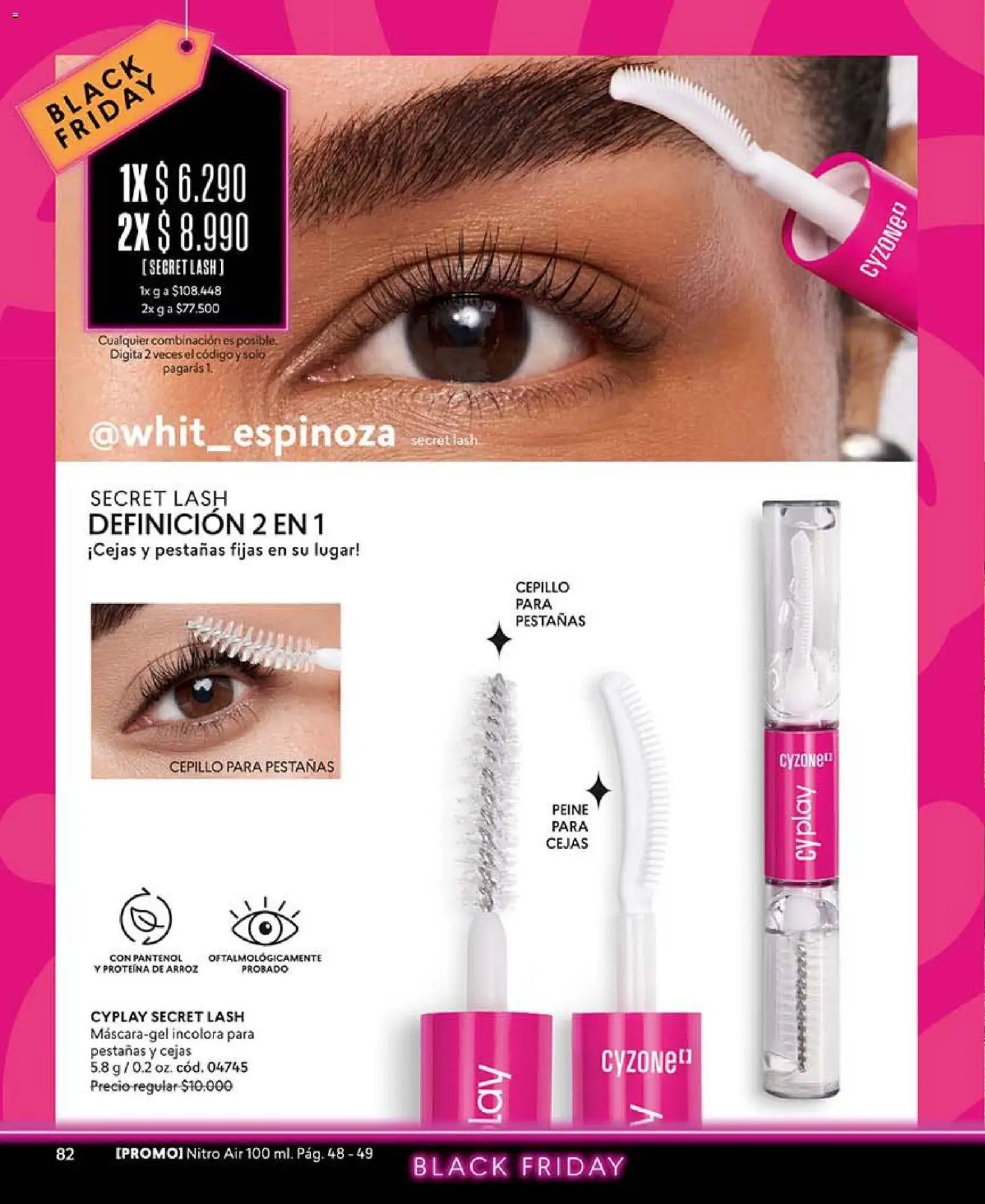 Catálogo CyZone Campaña 16 │ válido desde el 28.09.2026 | Página: 82 | Productos: Proteína, Cepillo, Peine, Arroz