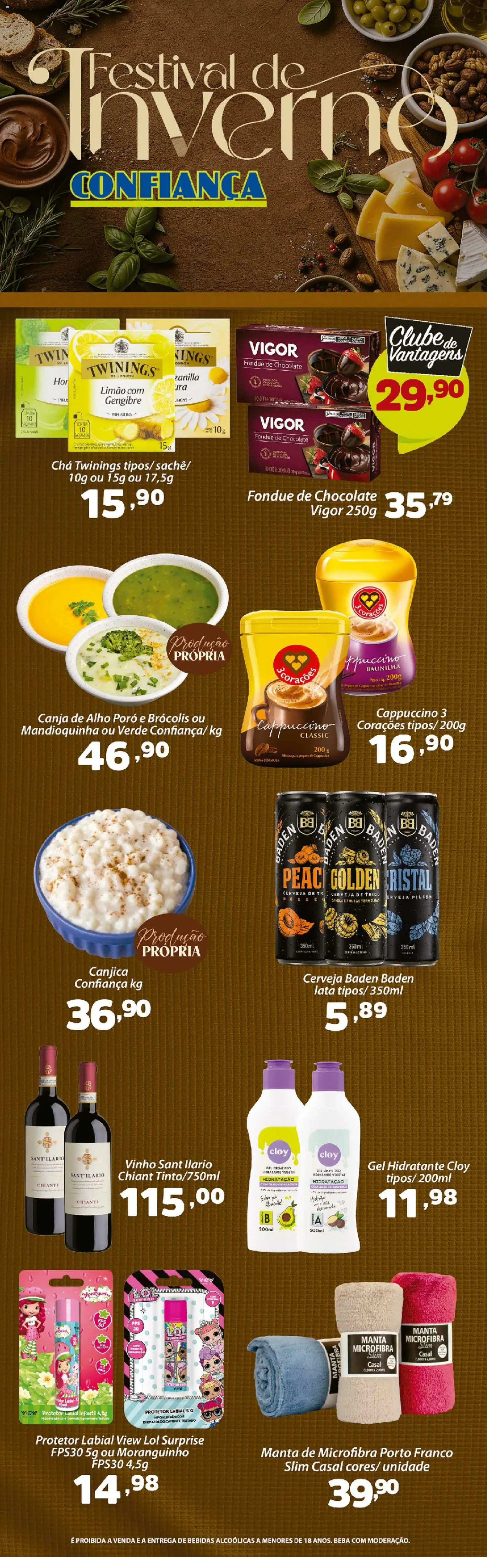 Confiança Folheto - válido de 30/06/2026 | Página: 5 | Produtos: Alho, Chá, Creme, Brócolis