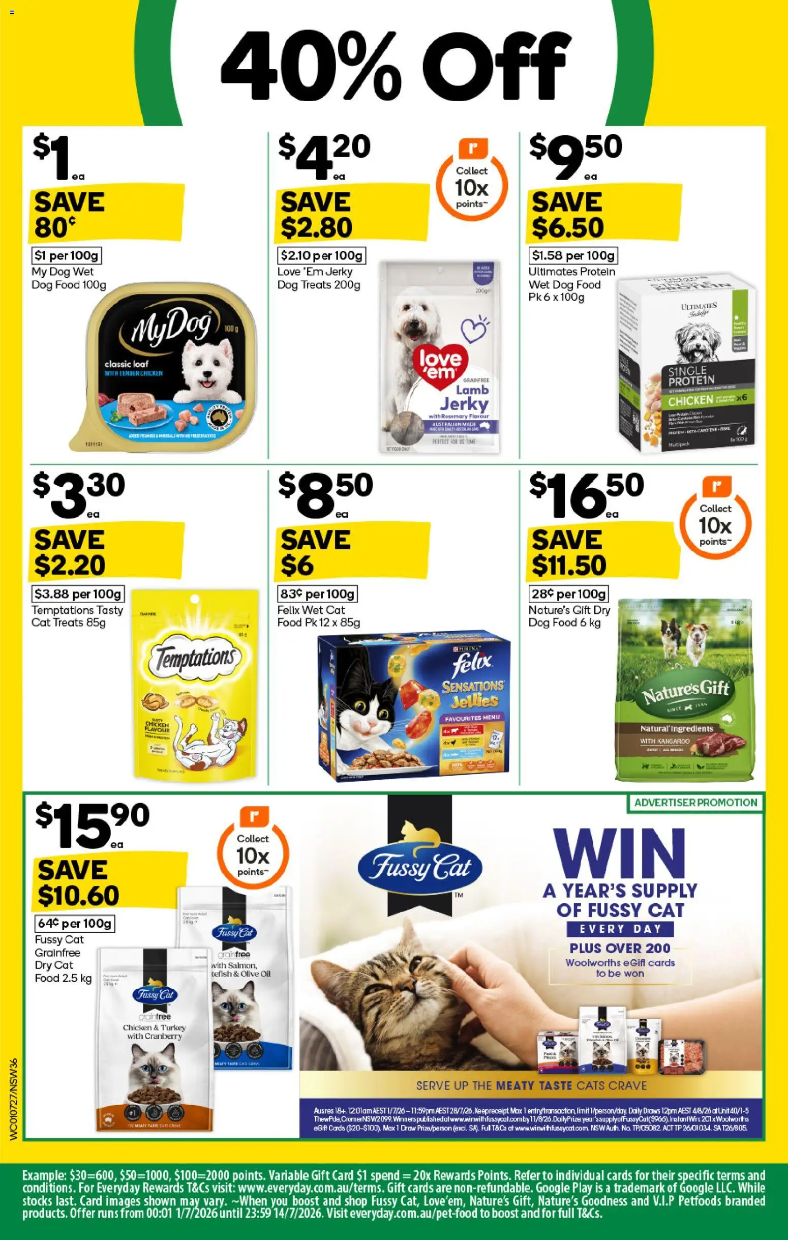 Woolworths catalogue - valid from 01/07/2026 | Page: 36 | Products: Chicken, Lamb, Olive oil, Turkey
