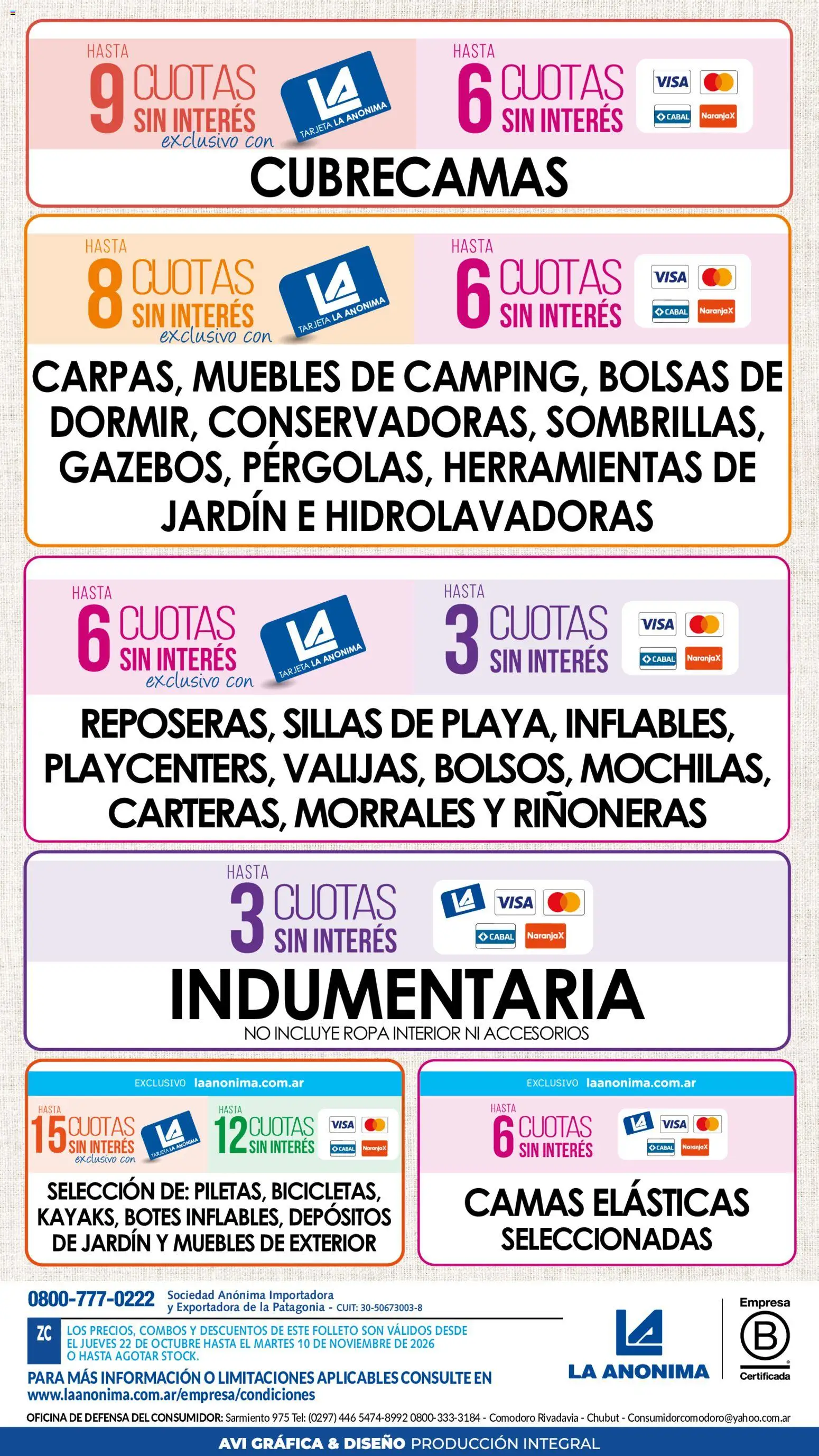 La Anonima - Especial Tiempo Libre │ válido desde el 22/10/2026 | Página: 30