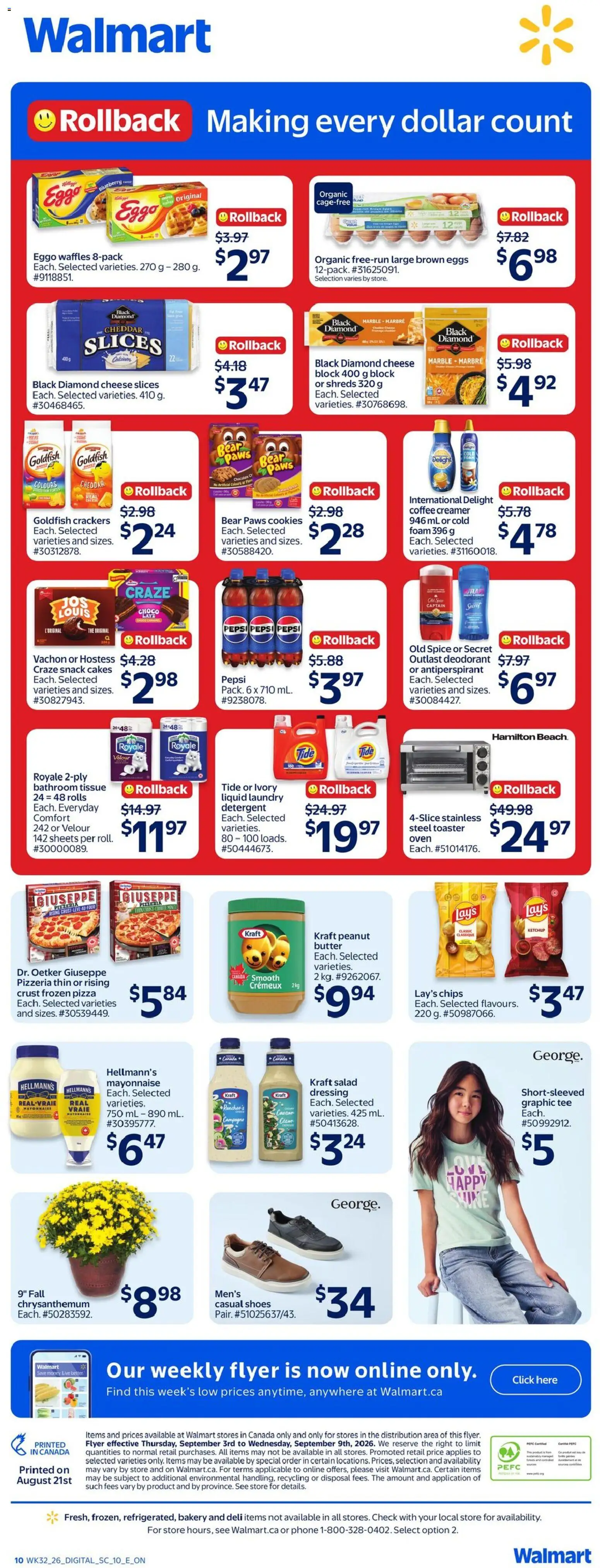 Walmart flyer valid from Sep 3, 2026 | Page: 2