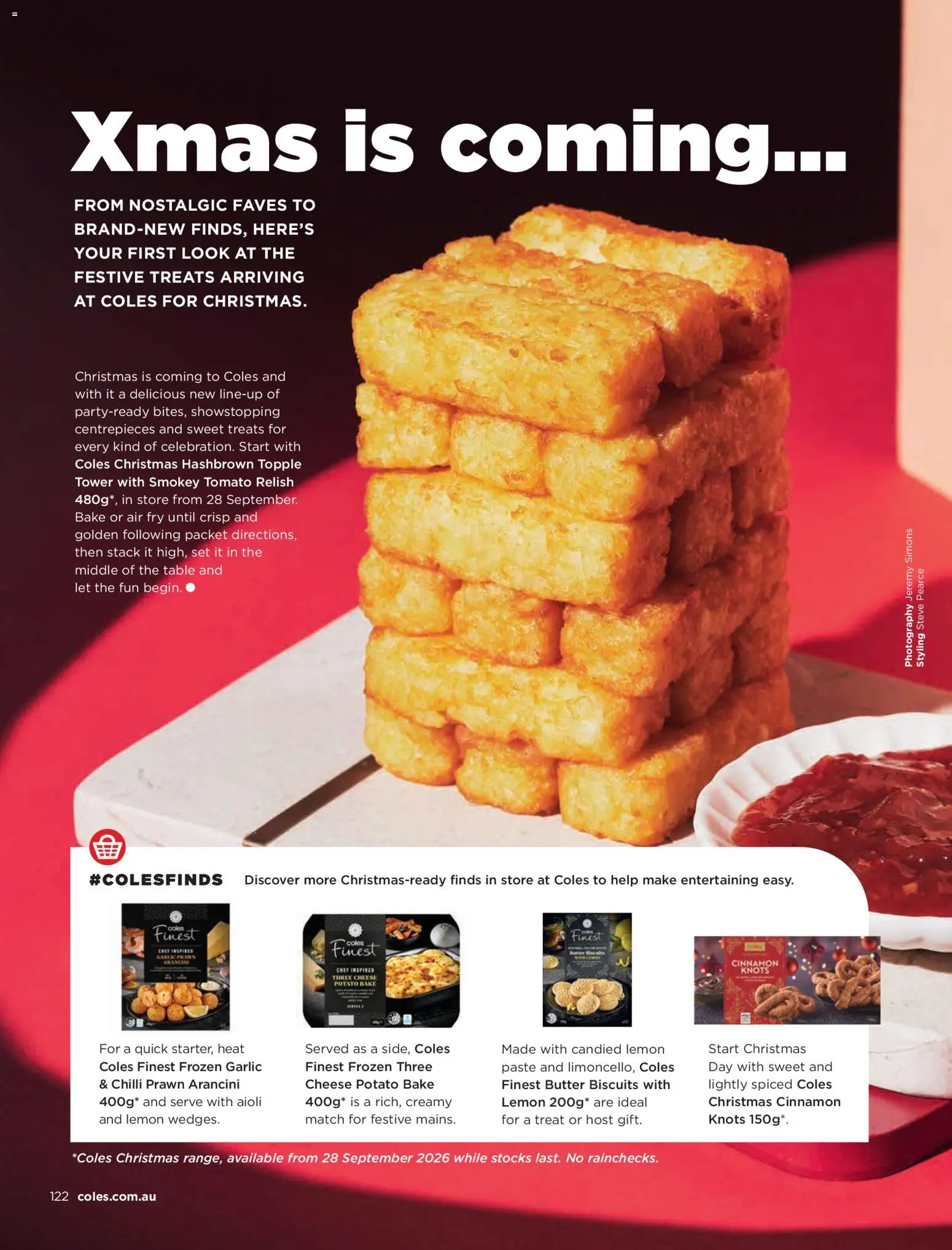 Coles catalogue - valid from 01/10/2026 | Page: 122 | Products: Cheese, Biscuits, Relish, Lemon
