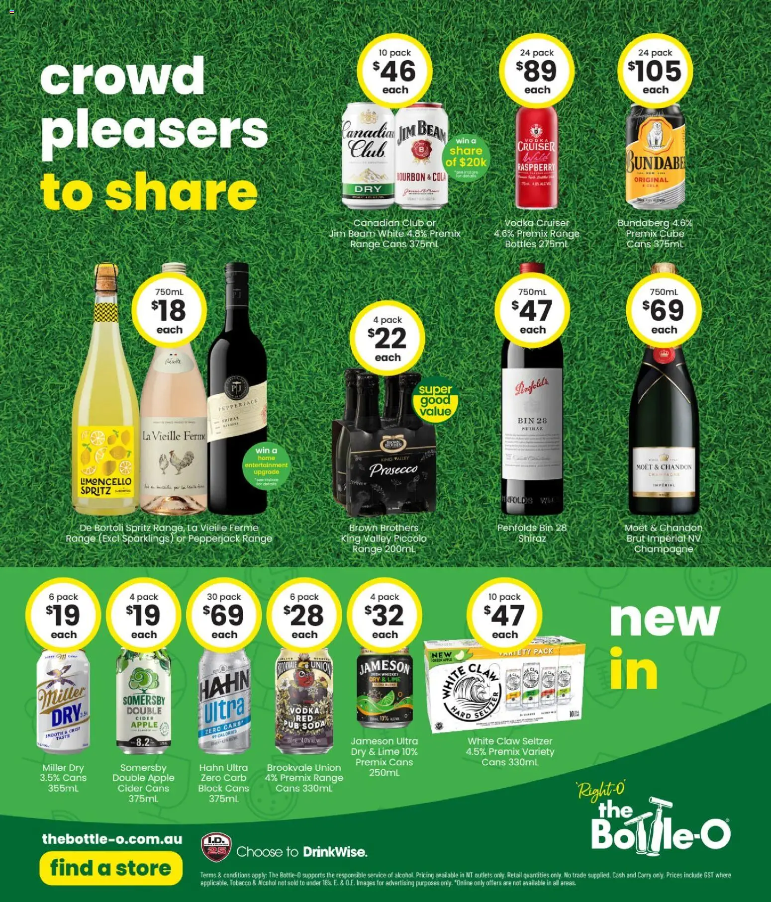 The Bottle-O catalogue - valid from 14/09/2026 | Page: 8 | Products: Bourbon, Prosecco, Vodka, Lime