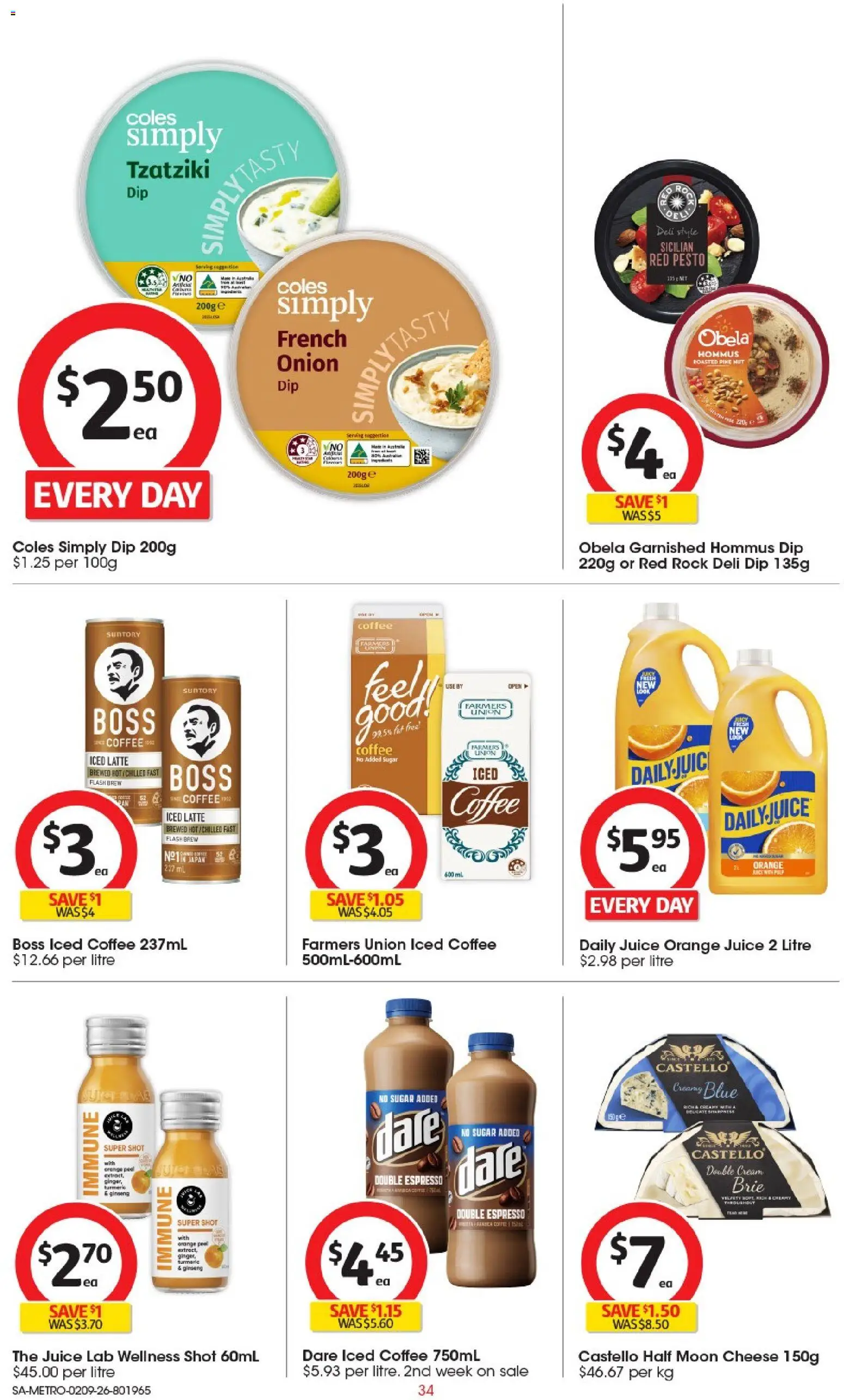 Coles catalogue - valid from 02/09/2026 | Page: 35 | Products: Cheese, Sugar, Onion, Pesto