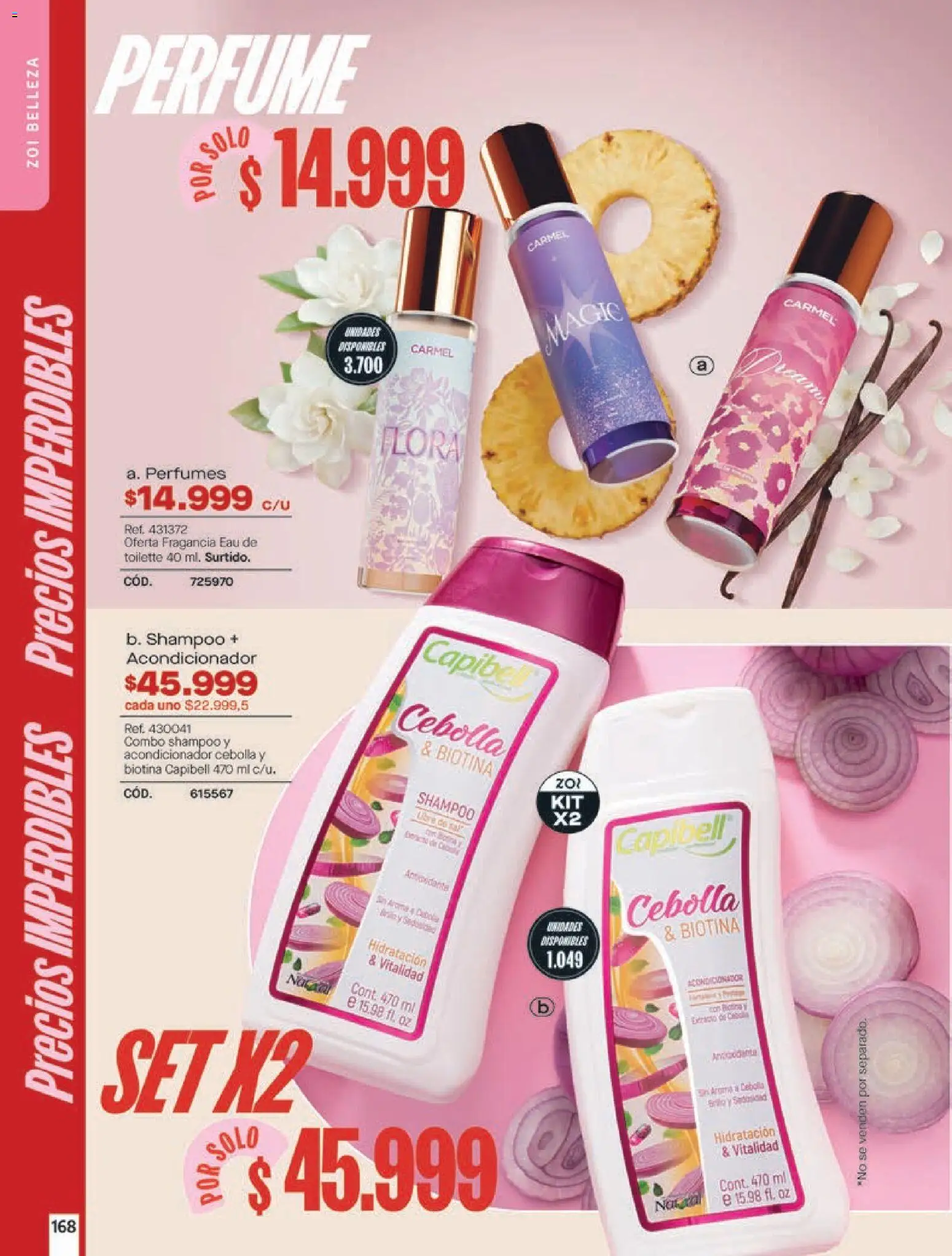 Pacifika revista - valida desde el 03.06.2026 | Página: 169 | Productos: Shampoo, Cebolla, Fragancia, Acondicionador