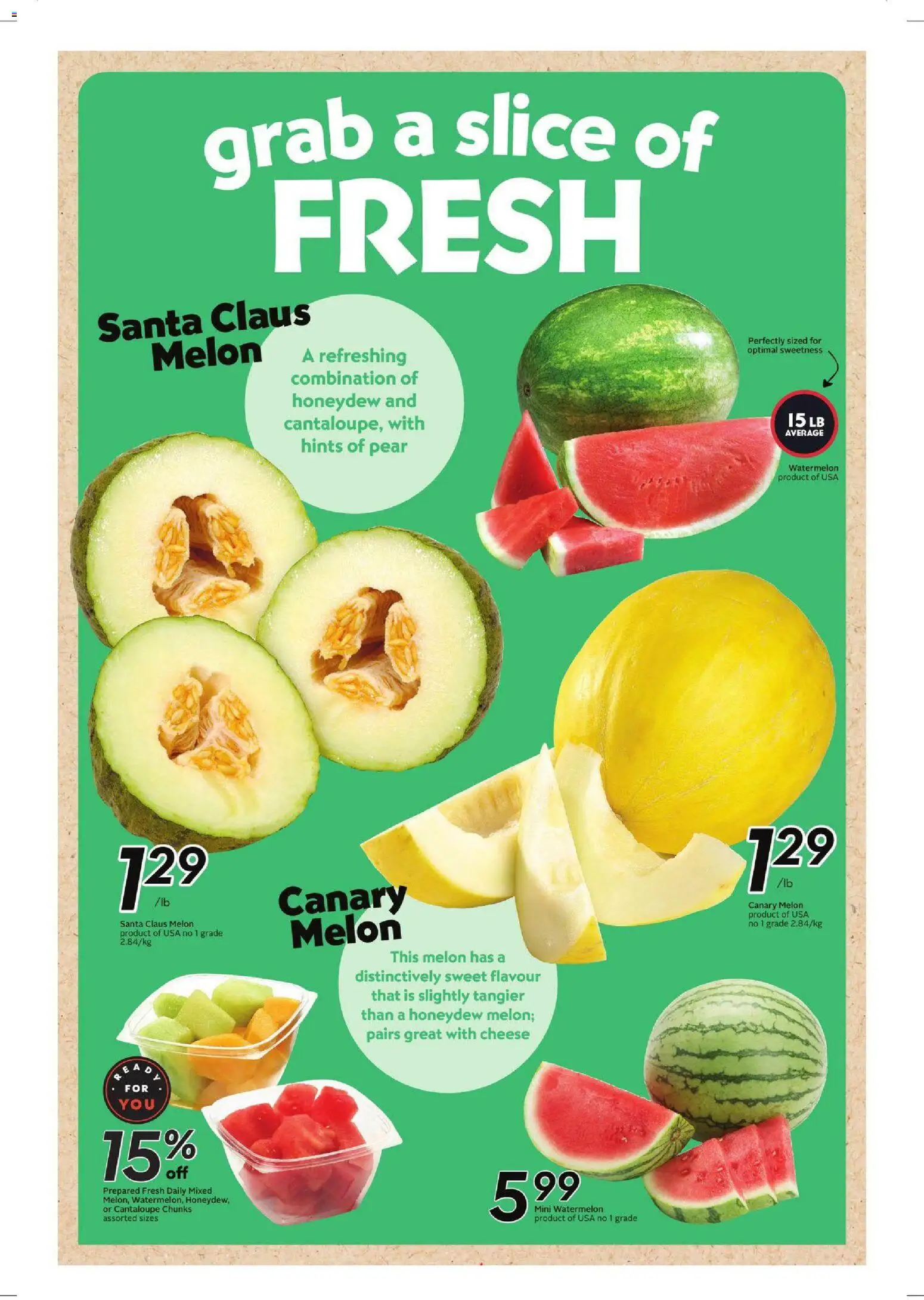 Safeway flyer valid from Jul 16, 2026 | Page: 16 | Products: Sweetness, Watermelon, Cheese