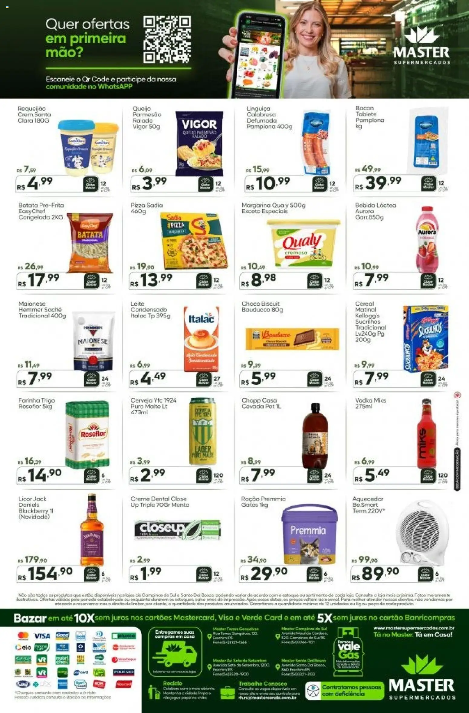 Master Folheto - válido de 08.06.2026 | Página: 2 | Produtos: Leite, Bebida, Batata, Maionese