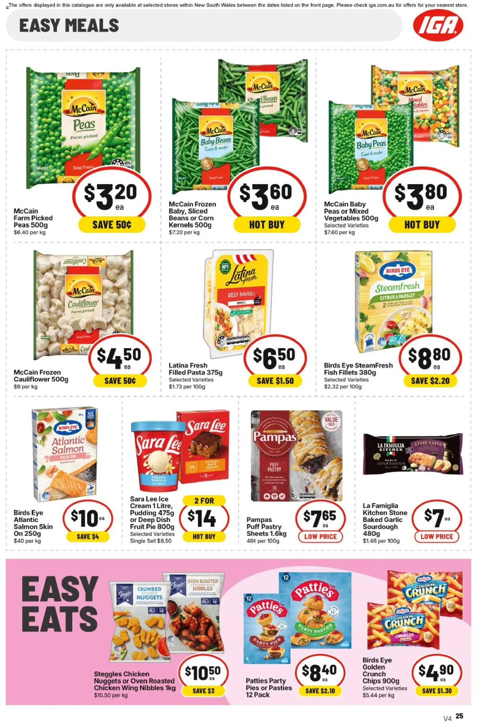 IGA catalogue - valid from 30/09/2026 | Page: 30 | Products: Corn, Chicken, Fish, Vegetables
