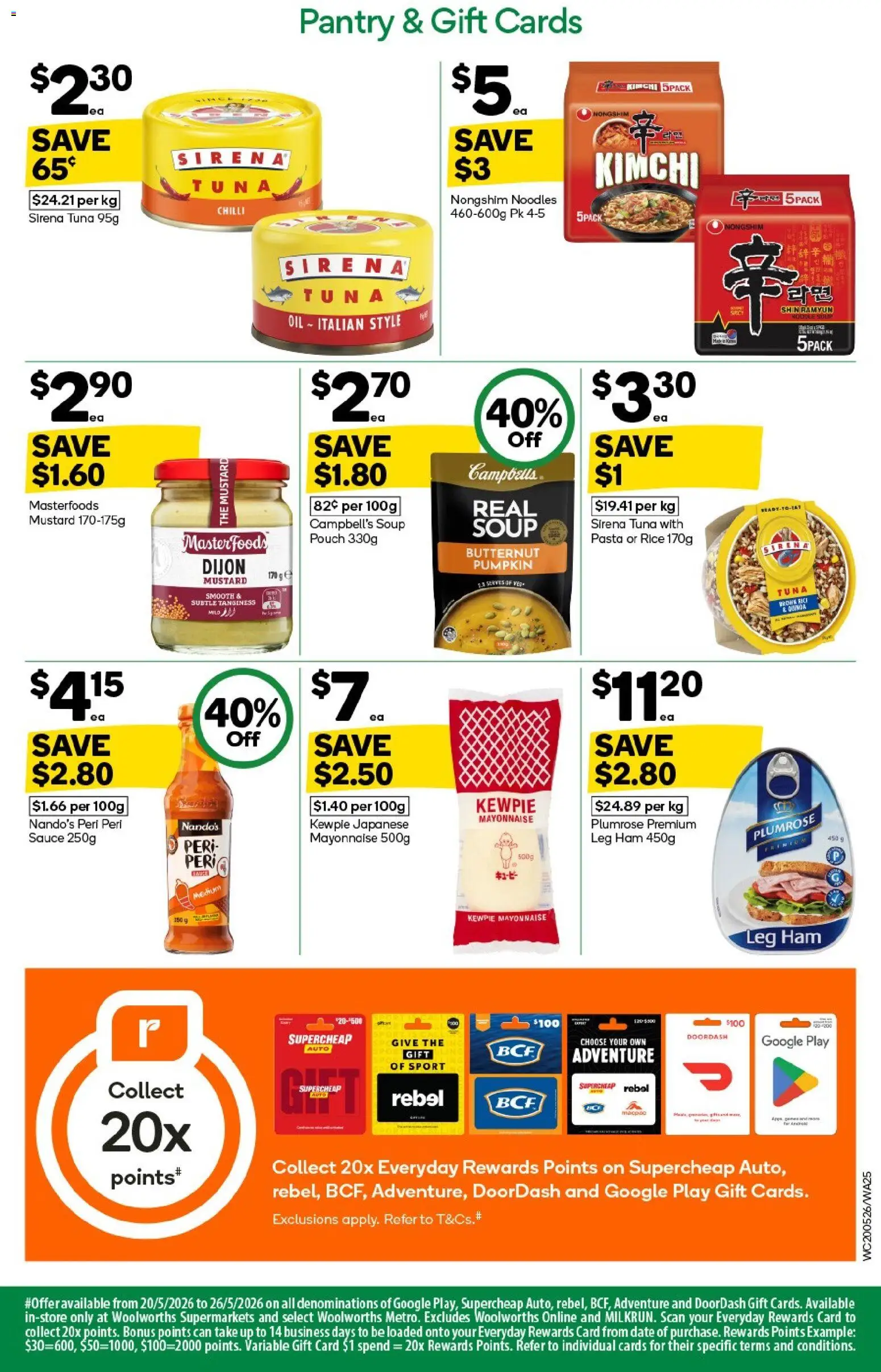 Woolworths catalogue - valid from 20.05.2026 | Page: 25 | Products: Oil, Mayonnaise, Sauce, Pumpkin