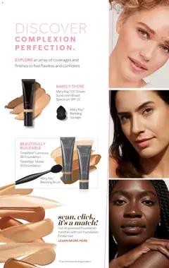 Preview of Mary Kay weekly ads valid from 16.02.2026 | Page: 35 | Products: Foundation, Cc cream, Sunscreen, Cream
