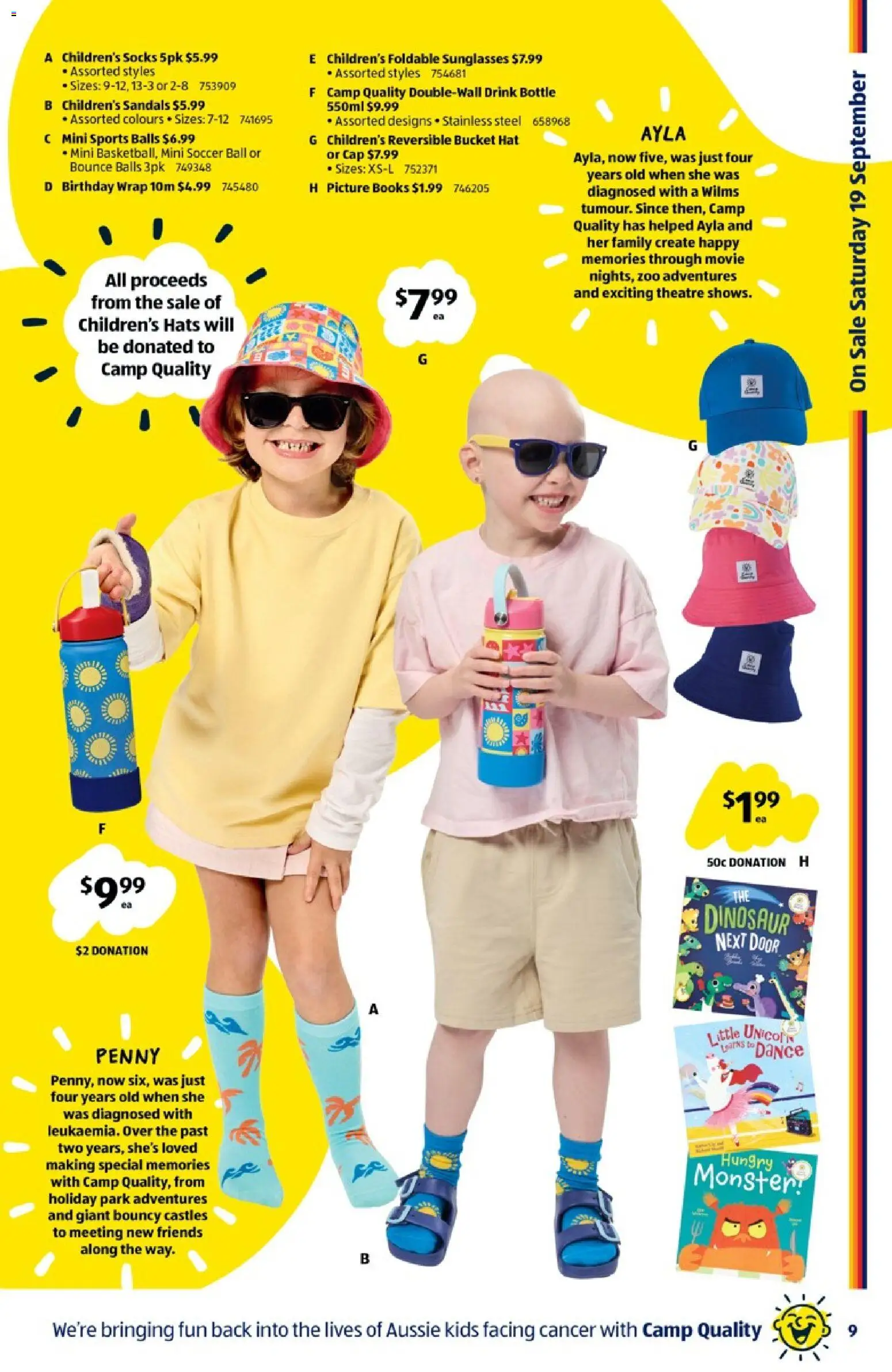 Aldi catalogue - valid from 08/09/2026 | Page: 9 | Products: Door, Sunglasses, Sandals, Cap