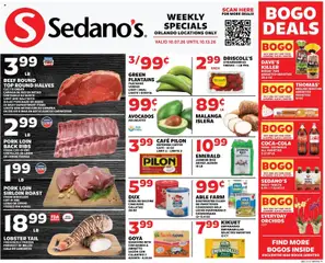 Preview of Sedano's weekly ads valid from 10/07/2026