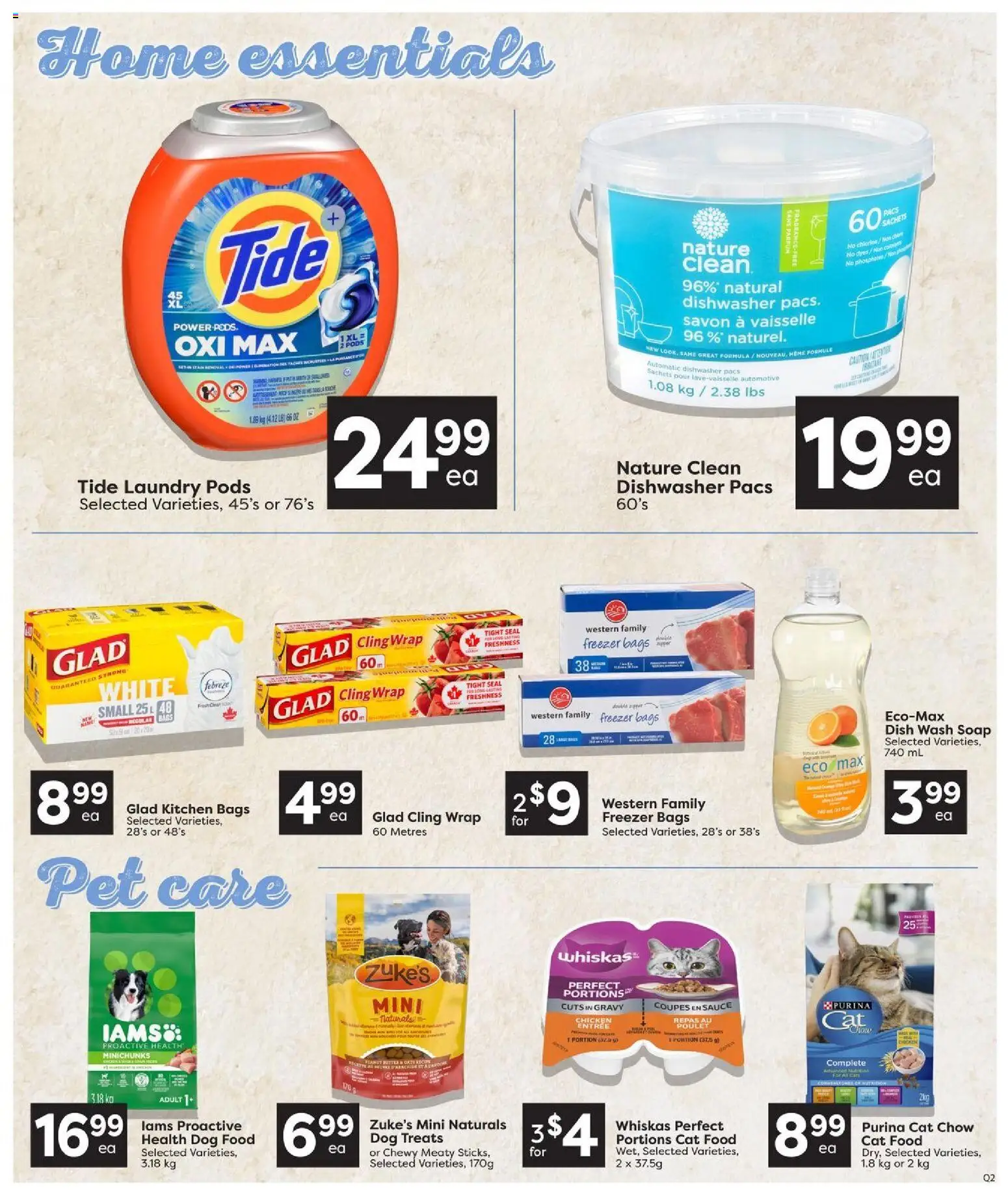 Quality Foods flyer valid from Jul 23, 2026 | Page: 12 | Products: Freezer, Dishwasher, Soap, Chicken