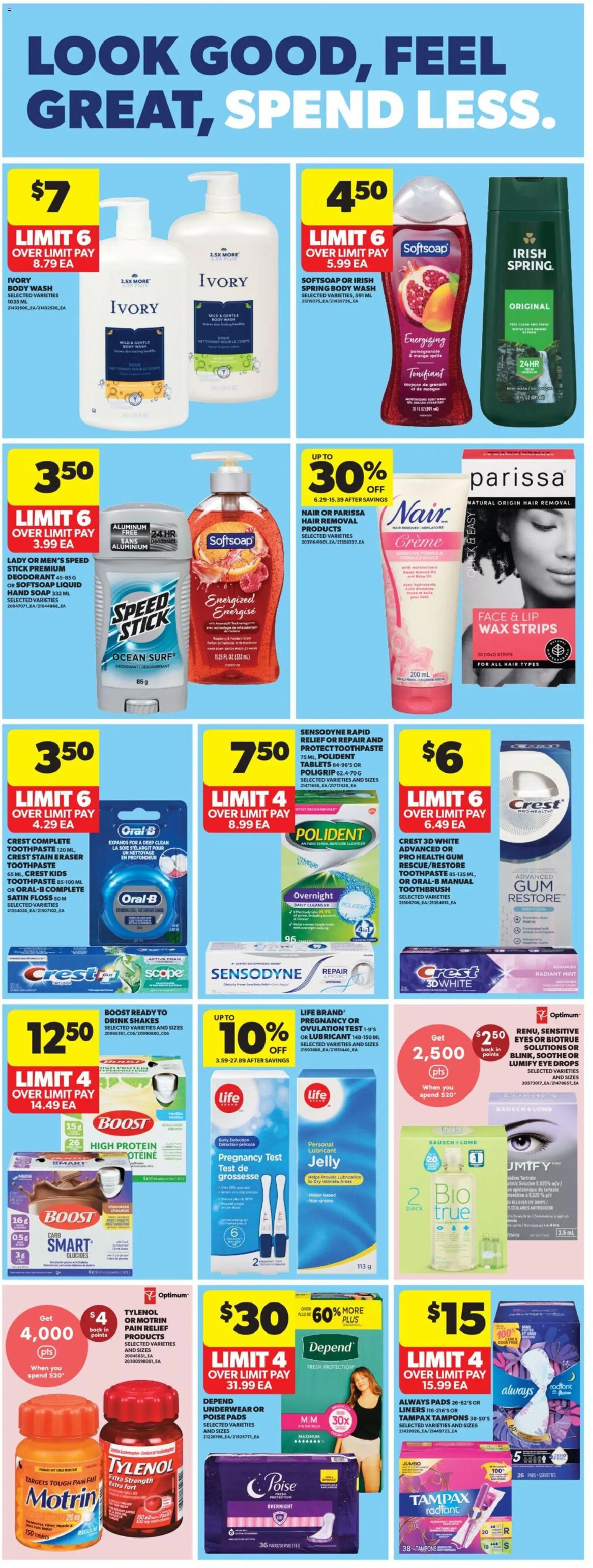 Real Canadian Superstore flyer valid from 21.05.2026 | Page: 32 | Products: Soap, Body wash, Toothpaste, Chocolate