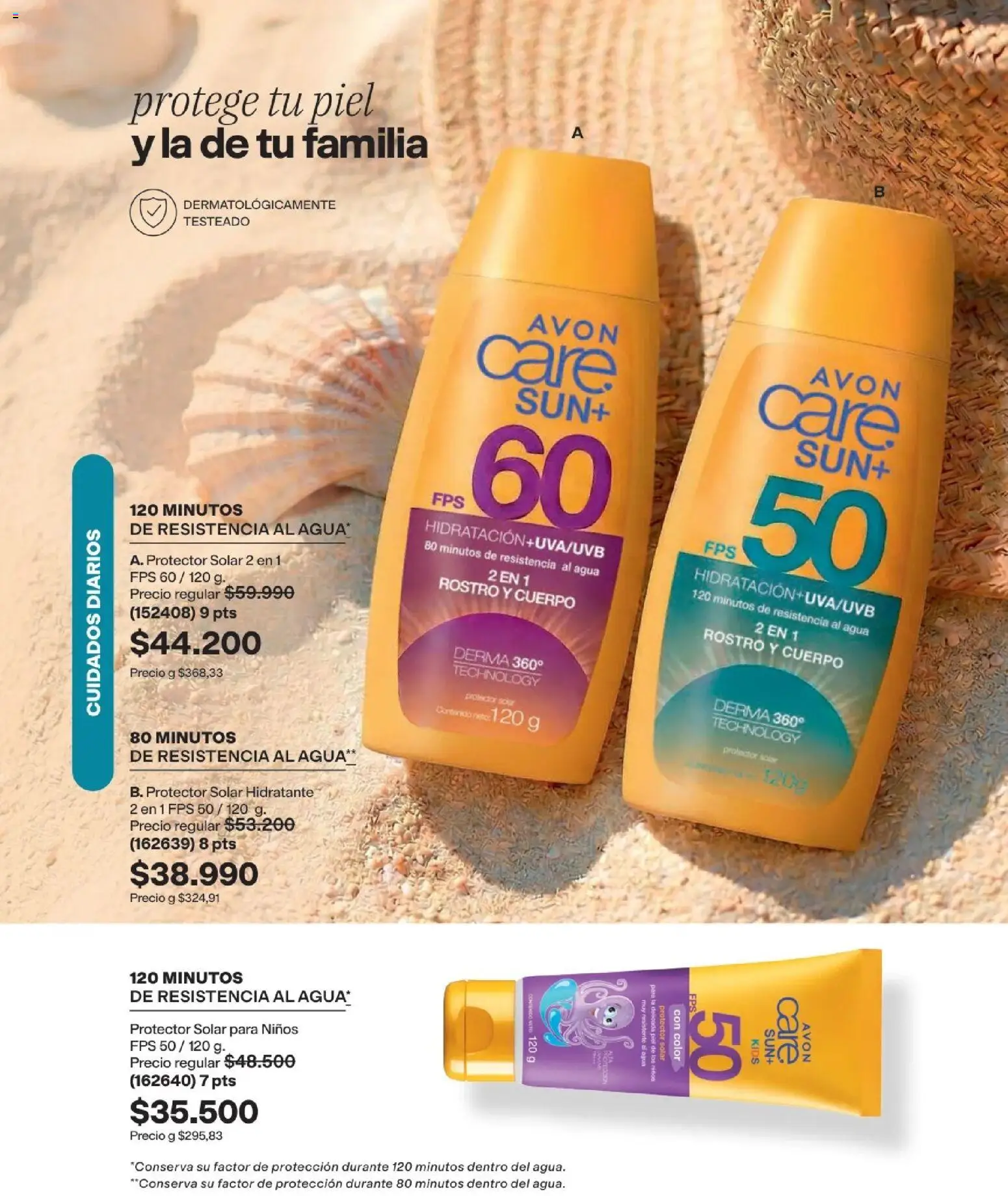 Avon revista - valida desde el 15/07/2026 | Página: 151 | Productos: Agua, Protector solar