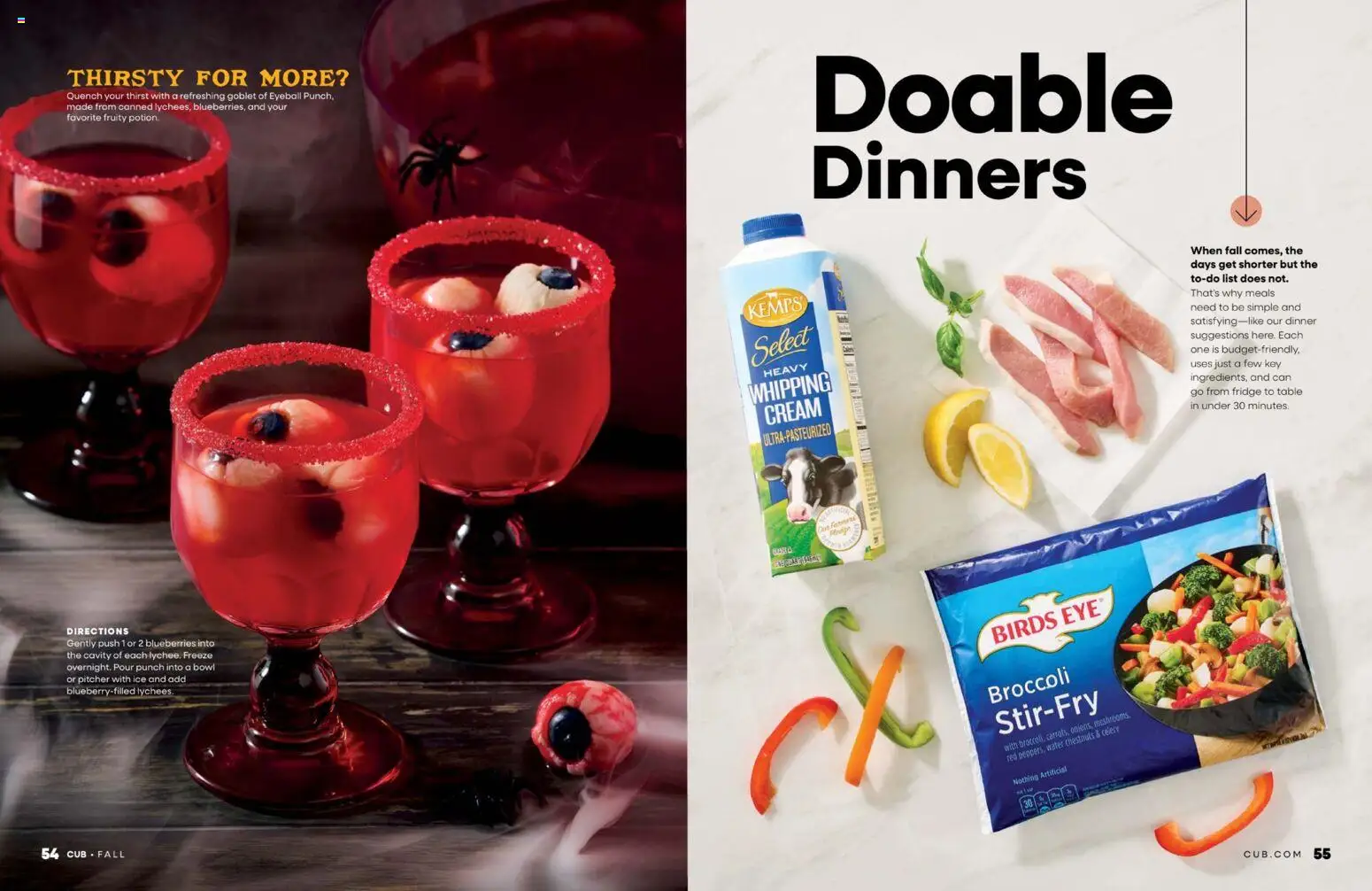 Cub Foods Fall Magazine - valid from 09/13/2026 | Page: 28 | Products: Table, Cream, Celery, Blueberries
