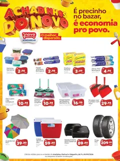 Novo Atacarejo ofertas Bazar + PET - Pré-Visualização do folheto da loja Novo Atacarejo, válido de 11/09/2026 | Página: 1