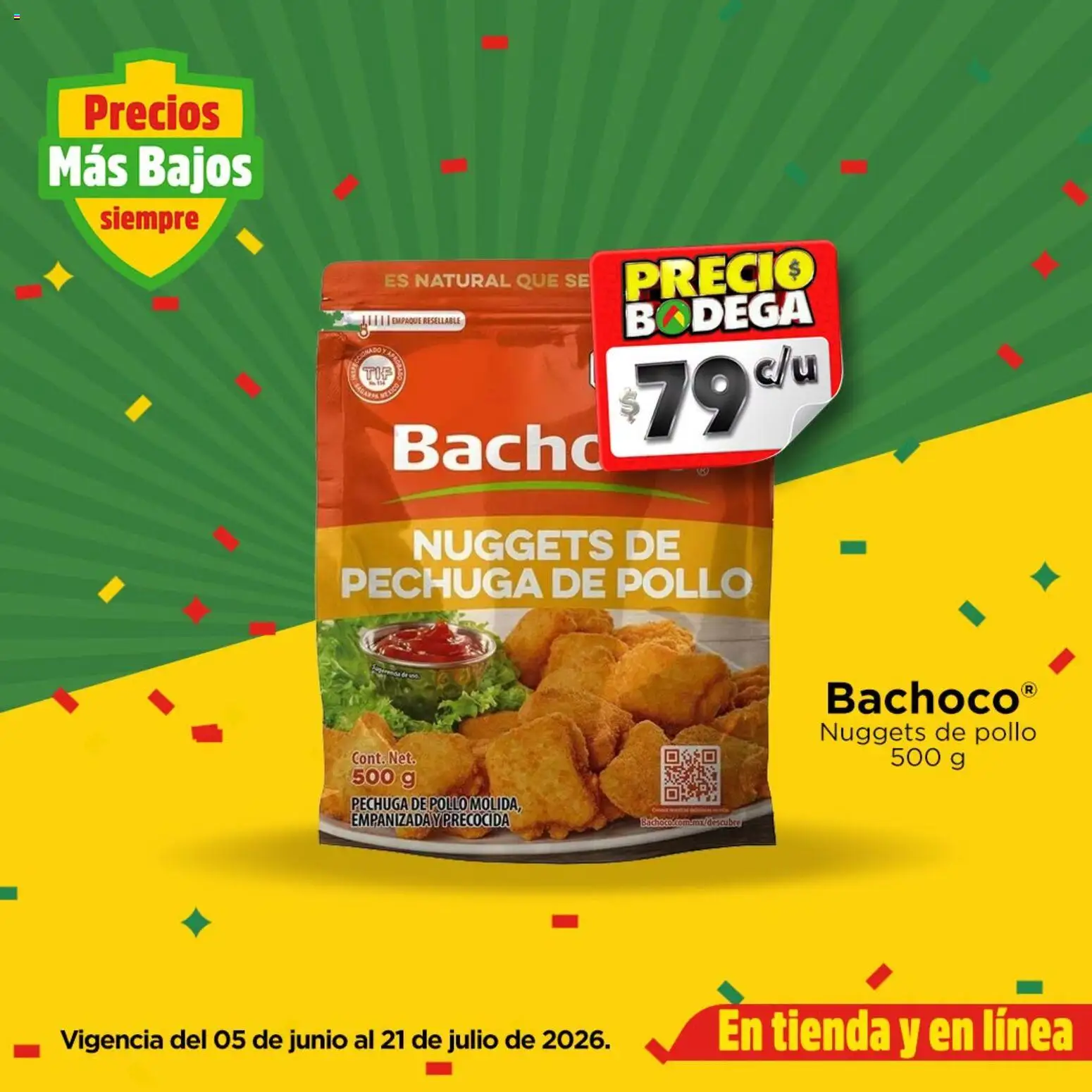 Nuevas ofertas de Bodega Aurrerá válidas en toda la República Mexicana desde el 05/06/2026. ¡Encuentra las mejores ofertas en Bodega Aurrerá folleto La emoción de los partidos ya empezó! | Página: 2 | Productos: Pollo