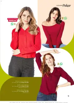 Vista previa de SC Pakar catálogo Ropa, nuevo folleto de la tienda, válido en México a partir del 31/07/2026 | Página: 9 | Productos: Blusa