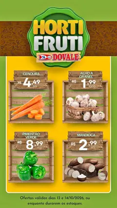 Dovale ofertas Hortifruti - Pré-Visualização do folheto da loja Dovale, válido de 13/10/2026