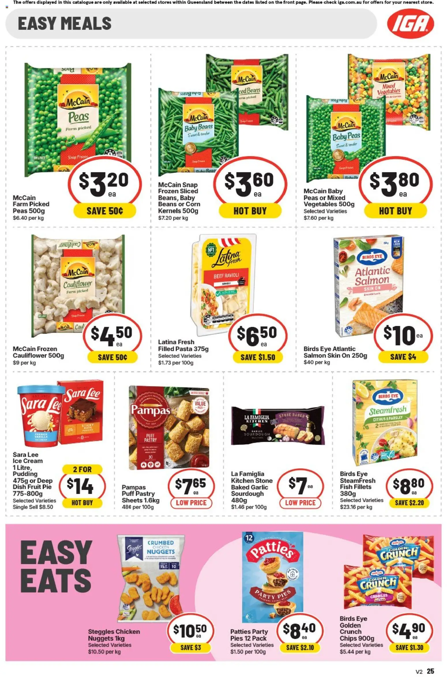 IGA catalogue - valid from 30/09/2026 | Page: 30 | Products: Fish, Pudding, Fruit, Beans