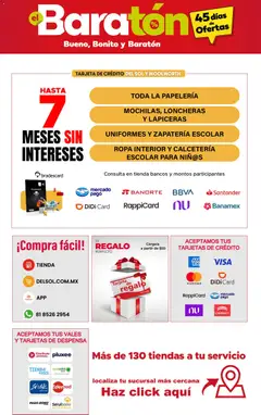 Vista previa de Del Sol y Woolworth catálogo Bueno, Bonito y Baratón, nuevo folleto de la tienda, válido en México a partir del 09/07/2026 | Página: 25 | Productos: Ropa, Ropa interior, Despensa