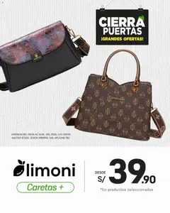 Vista previa de folleto Catálogo Platanitos - Limoni Caretas de la Platanitos válido desde 08.06.2026