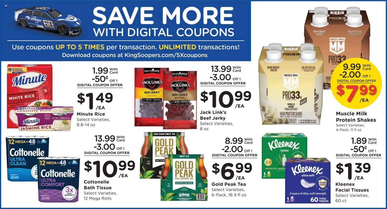 King Soopers Weekly Ad - valid from 09/02/2026 | Page: 9 | Products: Jasmine rice, Jerky, Beef, Vanilla