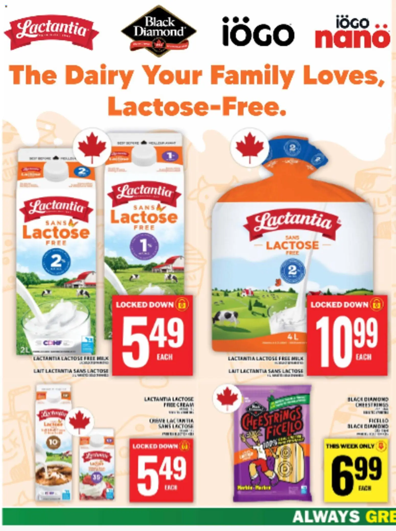 Food Basics flyer valid from 11.06.2026 | Page: 22 | Products: Cream, Milk