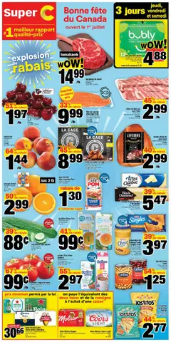 Preview of Super C weekly flyer / circulaire from shop Super C valid from Jun 25, 2026