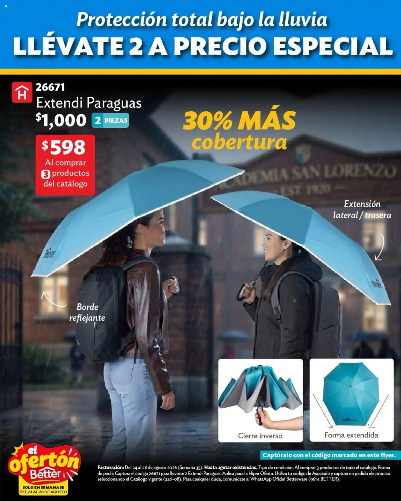 Nuevas ofertas de Betterware válidas en toda la República Mexicana desde el 24/08/2026. ¡Encuentra las mejores ofertas en Betterware catálogo El Ofertón! | Página: 10