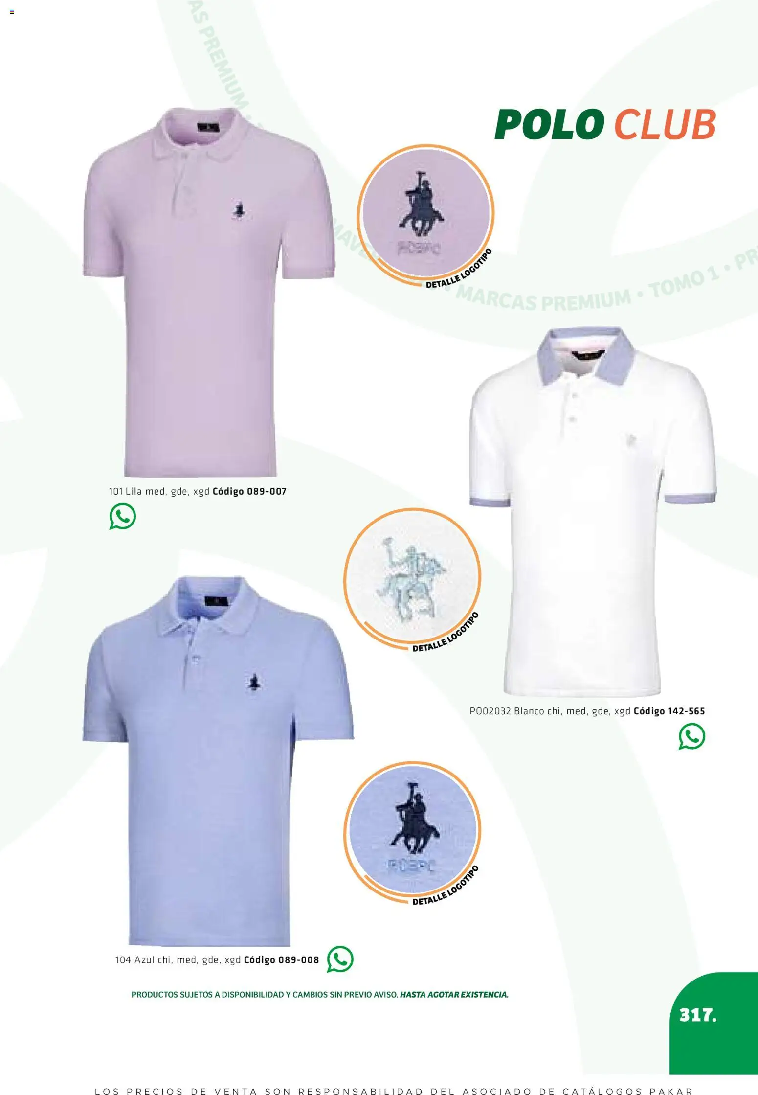 Nuevas ofertas de SC Pakar válidas en toda la República Mexicana desde el 27/02/2026. ¡Encuentra las mejores ofertas en SC Pakar catálogo Premium Men Tomo 1! | Página: 317